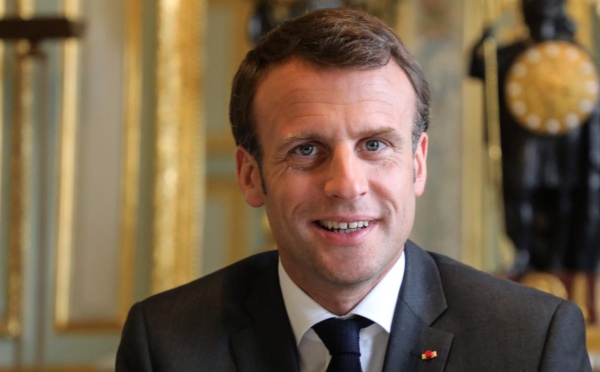 Emmanuel ​Macron à Tahiti courant mars 2021