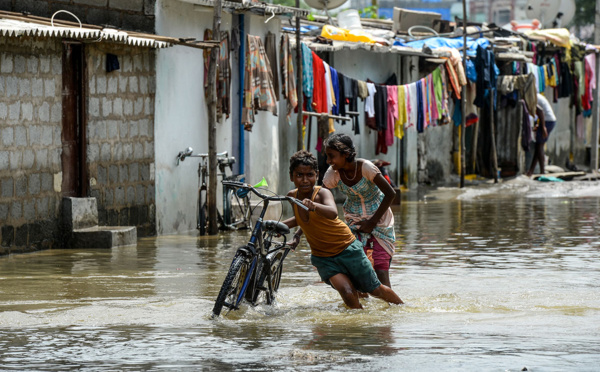 De fortes pluies font au moins 30 morts dans le Sud de l'Inde