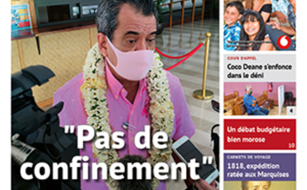 TAHITI INFOS N°1768 du 30 octobre 2020