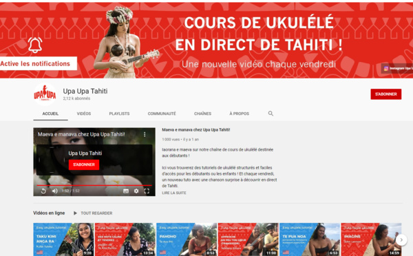 S’initier au ukulele en ligne avec Upa Upa