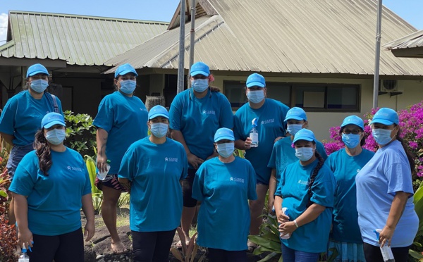 Prévention et isolement de mise à Hiva Oa