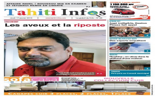 TAHITI INFOS N° 26 du 17 janvier 2013