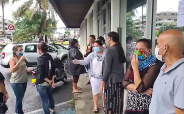 Débrayage contre les violences aux affaires sociales