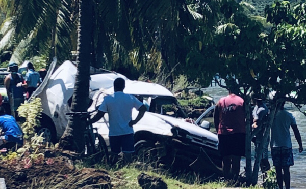Deux morts et trois blessés dans un drame de la route à Bora Bora