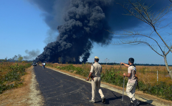 Inde: l'incendie gigantesque d'un puits de pétrole éteint après plus de 5 mois