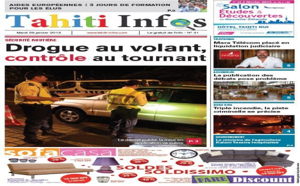 TAHITI INFOS N°31 du 29 janvier 2013