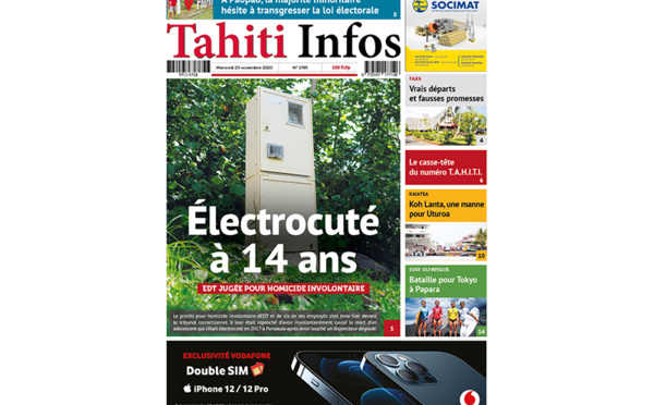 Votre Tahiti Infos à feuilleter gratuitement