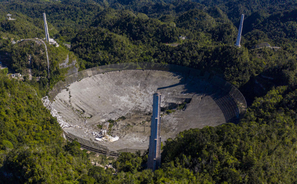 Le site d'Arecibo ne fermera pas après l'effondrement du télescope