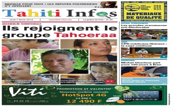 TAHITI INFOS N° 35 du 7 février 2013