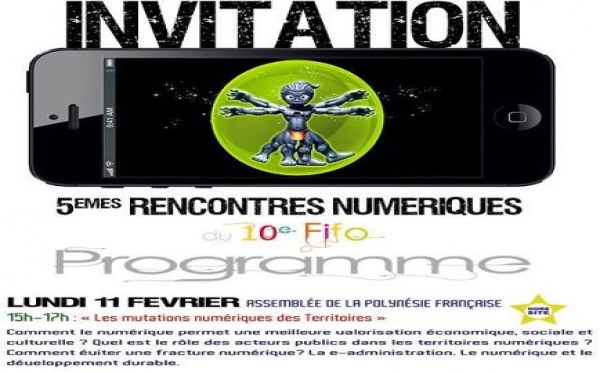 Les rencontres du numérique: aujourd'hui, rendez-vous à l'assemblée, débat ouvert à tous