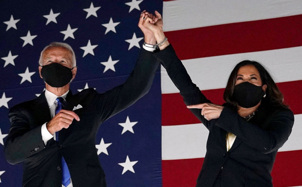 Joe Biden et Kamala Harris "Personnalités de l'année" du magazine Time