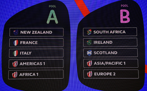 Mondial-2023 de rugby: La France confrontée d'entrée aux géants néo-zélandais