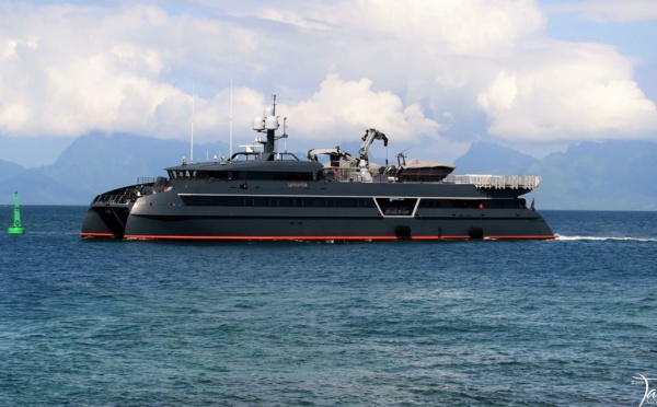 Hodor, catamaran support ultra sophistiqué, fait escale en Polynésie