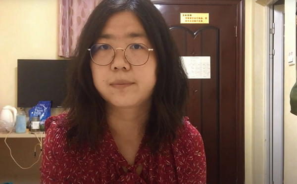 Chine: 4 ans de prison pour la "journaliste citoyenne" qui a couvert le Covid