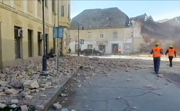 La Croatie touchée par un séisme de magnitude 6,4