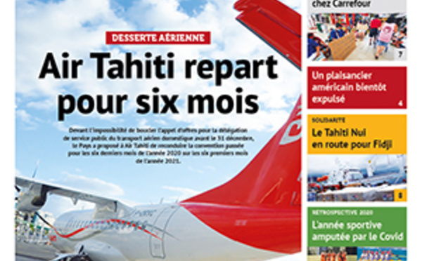 TAHITI INFOS N°1808 du 29 décembre 2020