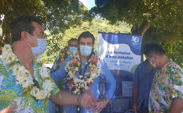 Visite éclair du directeur général délégué de Suez eau France 