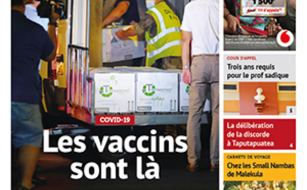 TAHITI INFOS N°1815 du 08 janvier 2021