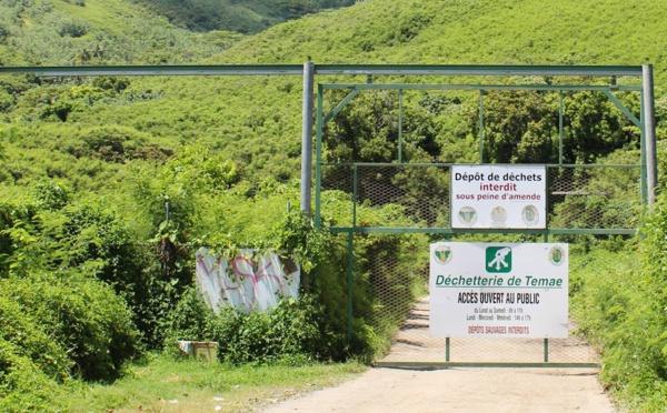 La déchetterie de Tema'e fermée dix jours