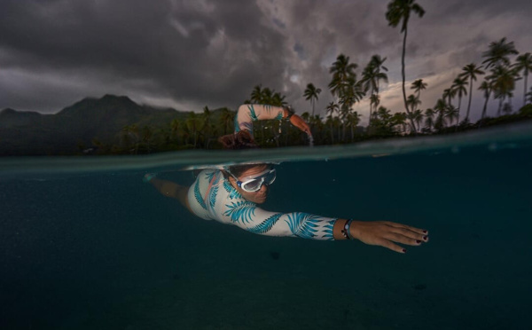 Le tour de Moorea à la nage pour lutter contre la pollution marine