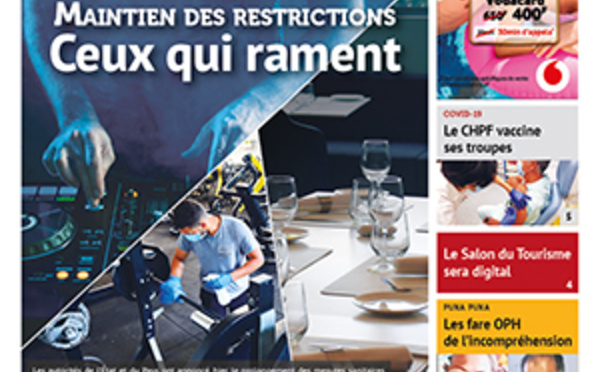 TAHITI INFOS N°1820 du 15 janvier 2021