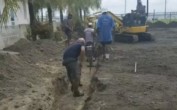 ​Litige foncier pour la salle paroissiale de Anau