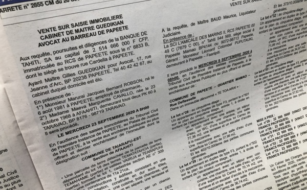 Vers les annonces légales en ligne