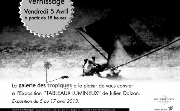 Exposition "Tableaux Lumineux" par Julien Dalzon
