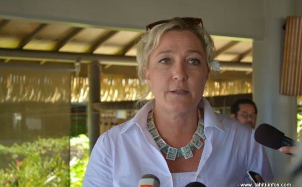 Marine Le Pen fait «le tour de France des oubliés»