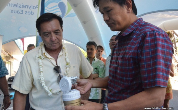 Compteurs d’eau : la télérelève à Papeete