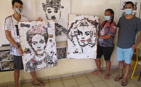 Portraits d'artistes au collège de Nuku Hiva