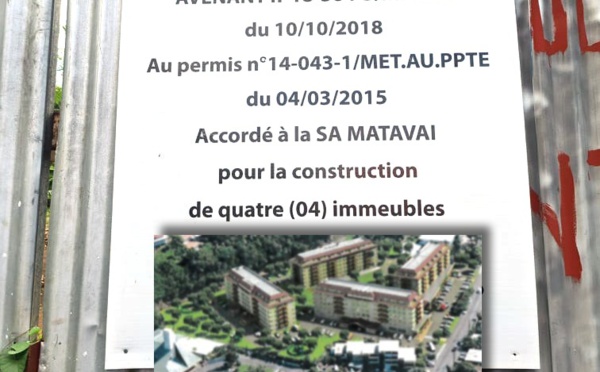 Un projet de quatre bâtiments pour des commerces et 232 logements à Tipaerui