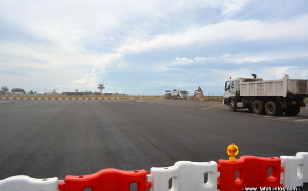 Le revêtement de l’aéroport de Faa'a se refait une beauté… pour la sécurité