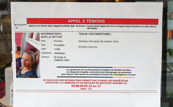 Information judiciaire ouverte après la disparition d'une mère de famille