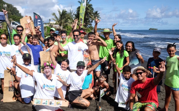 250 kilos de pehu ramassés à Ahonu