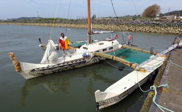 Bayonne: le projet fou d'un Marquisien qui veut rentrer chez lui en pirogue