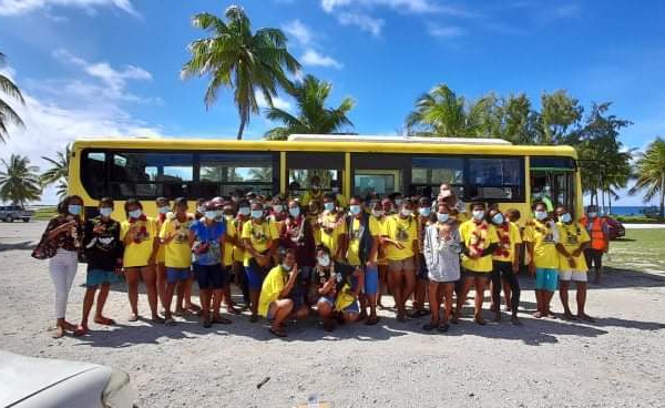 ​Les collégiens de Hao à bon port
