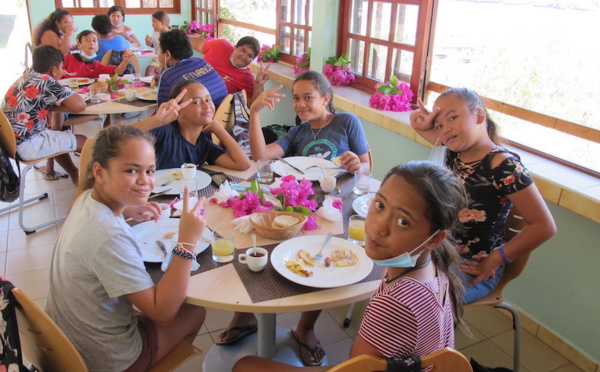 ​English breakfast in Nuku Hiva