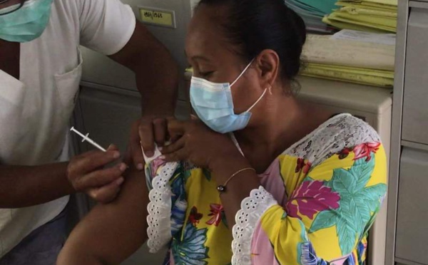 Une centaine de personnes vaccinées à Rangiroa