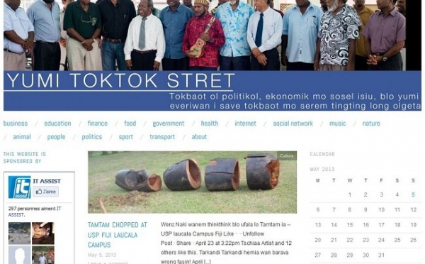 Un journaliste ni-Vanuatu arrêté pour des commentaires sur Facebook