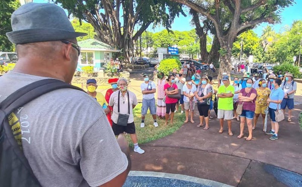 ​Une centaine de marcheurs contre l'appropriation des îles Actéon