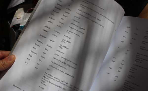 Un dictionnaire marquisien du XVIIIe siècle édité par Haere Pō