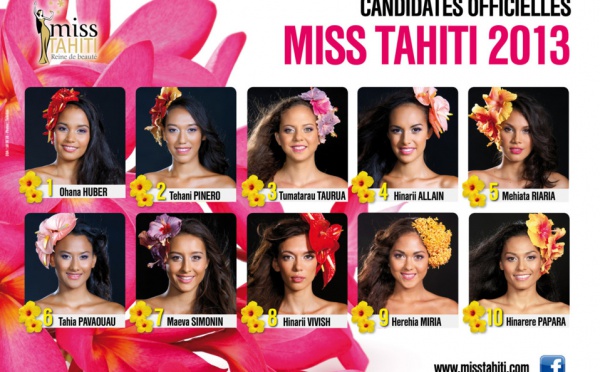 Choisissez votre miss tahiti 2013