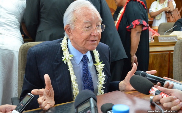 Opposition à la réinscription : "C'est un voeu" martèle Gaston Flosse