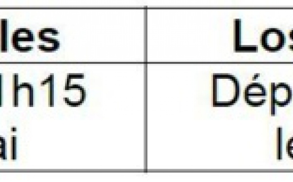 Changement d'horaire sur le vol AIR France à destination de LAX/ Paris du 17 mai