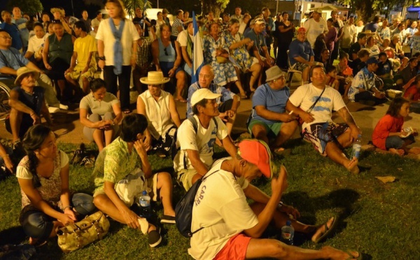 Réinscription : l'UPLD mobilise près de 400 personnes place Tarahoi