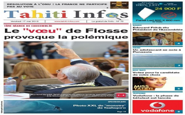 TAHITI INFOS N° 72 du 17 mai 2013