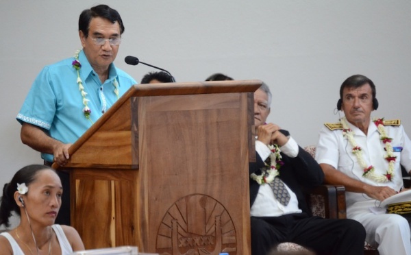 Antony Géros "je souhaite que soit hissé à l'assemblée le drapeau de l'ONU"