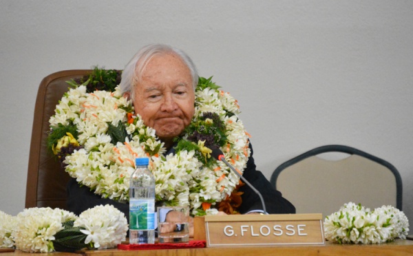 Gaston Flosse élu président de la Polynésie française