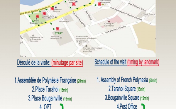 Randonnée urbaine avec étudiants américains ce mardi 21 mai